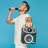 Mini Sparkle Portable Karaoke Machine Black