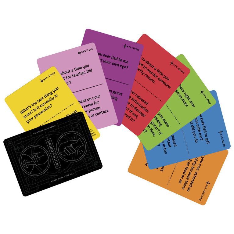 Truth or Drink: Sin Edition Party Game for Adults Ages 21+ - English Edition