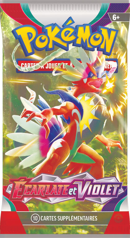 Pokemon Scarlet and Violet Sleeved Booster - French Edition