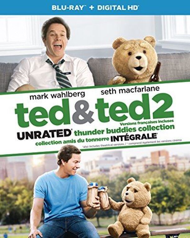 Ted & Ted 2 (Unrated Thunder Buddies Collection) [Blu-ray] (Bilingual)