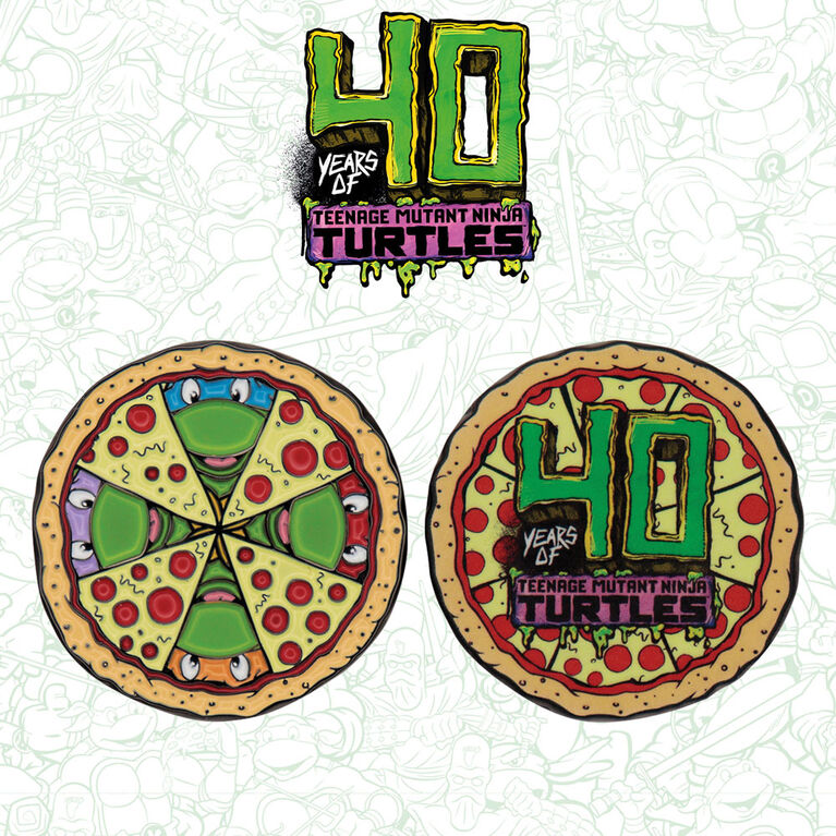 Teenage Mutant Ninja Turtles Limited Edition 40th Anniversary Collectible Coin