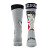 Chaussettes En Maille Elvis Cartoon, Gris Chiné, Homme