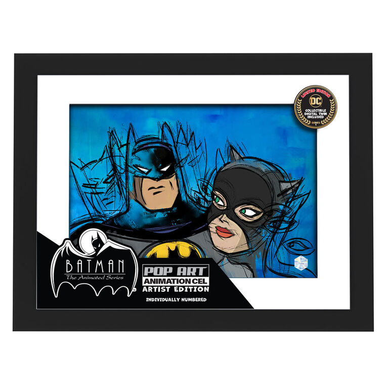 Pop Art Animation Cel Artist Edition - Batman & Catwoman