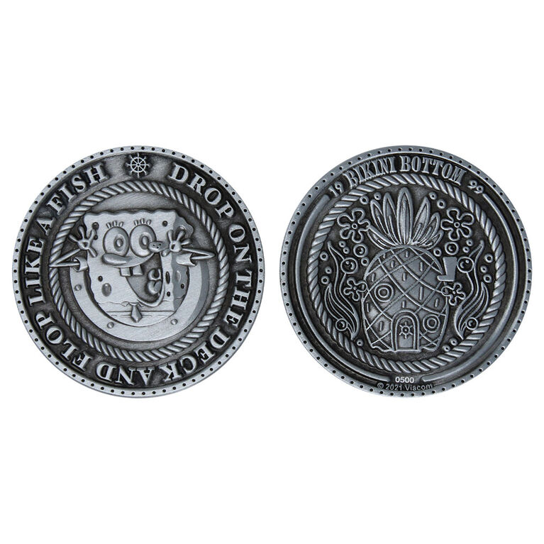 Pi&egrave;ce de collection Bob l'&eacute;ponge en &eacute;dition limit&eacute;e