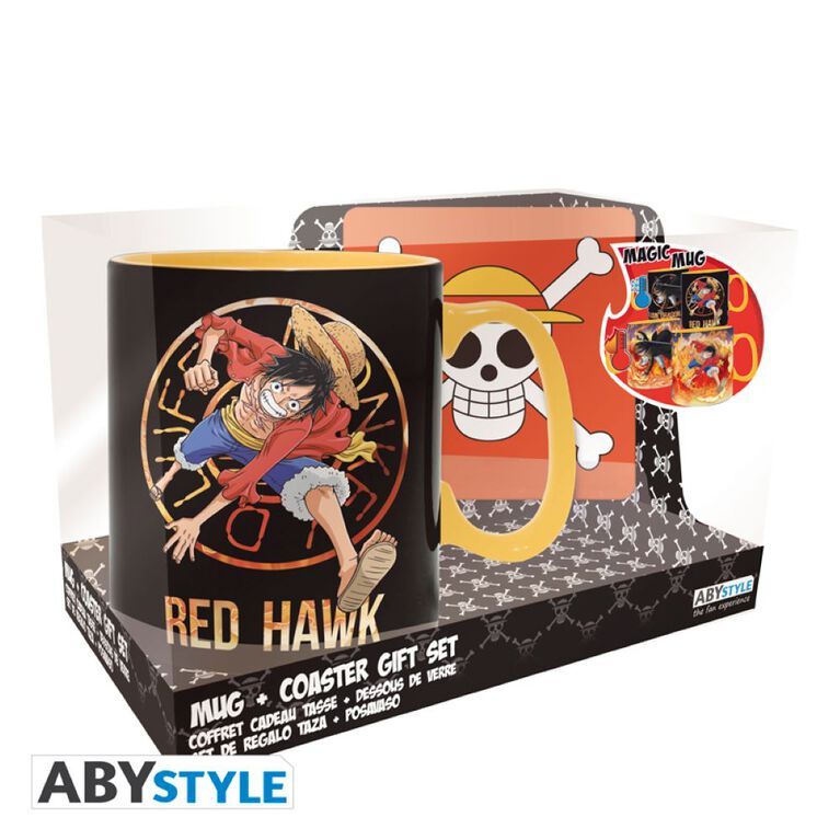 One Piece - Pck Mug Heat Change 460Ml+ Coaster *