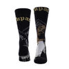 Tupac Black Bandana Knit-In Crew, Noir, Pour Homme