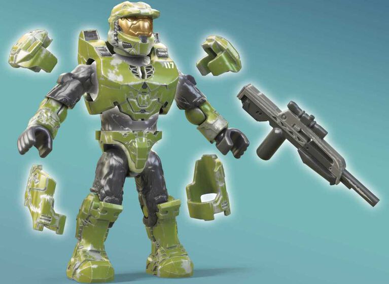 Mega Construx Halo Ghost d&eacute;tourn&eacute;