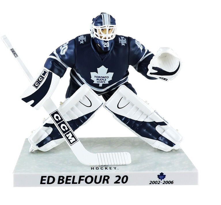 Ed Belfour Maple Leafs de Toronto Figurine l&eacute;gendaire de la LNH 6'.