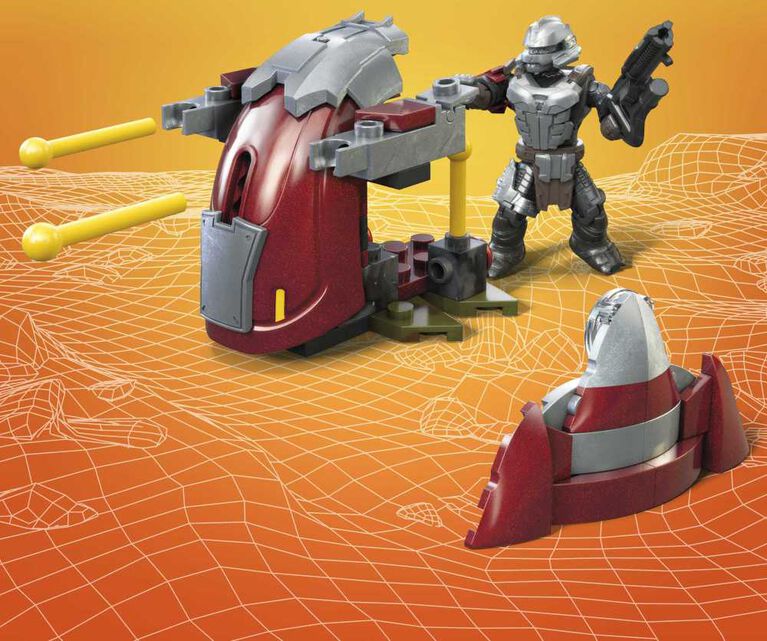Mega Construx Halo Ghost d&eacute;tourn&eacute;