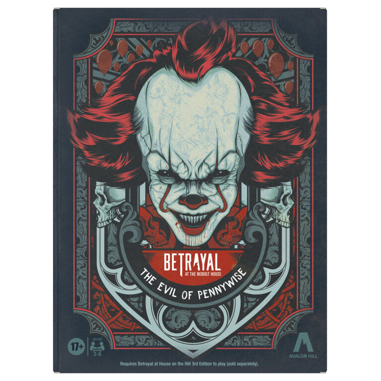 Avalon Hill Betrayal at the Neibolt House: The Evil of Pennywise Expansion (Requires Betrayal at HOTH 3rd Ed.) - English Edition Avalon Hill Betrayal at the Neibolt House: The Evil of Pennywise Expansion (Requires Betrayal at HOTH 3rd Ed.) - English Edition