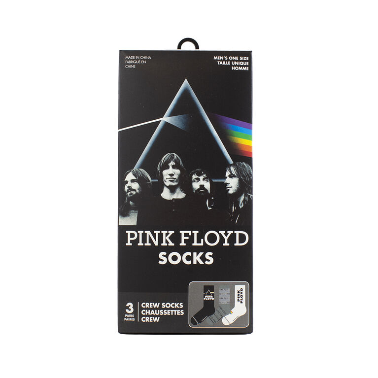 Pink Floyd 3-Pack Gift Box, Black, Men's