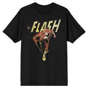 DC Comics The Flash Vintage Black T-Shirt