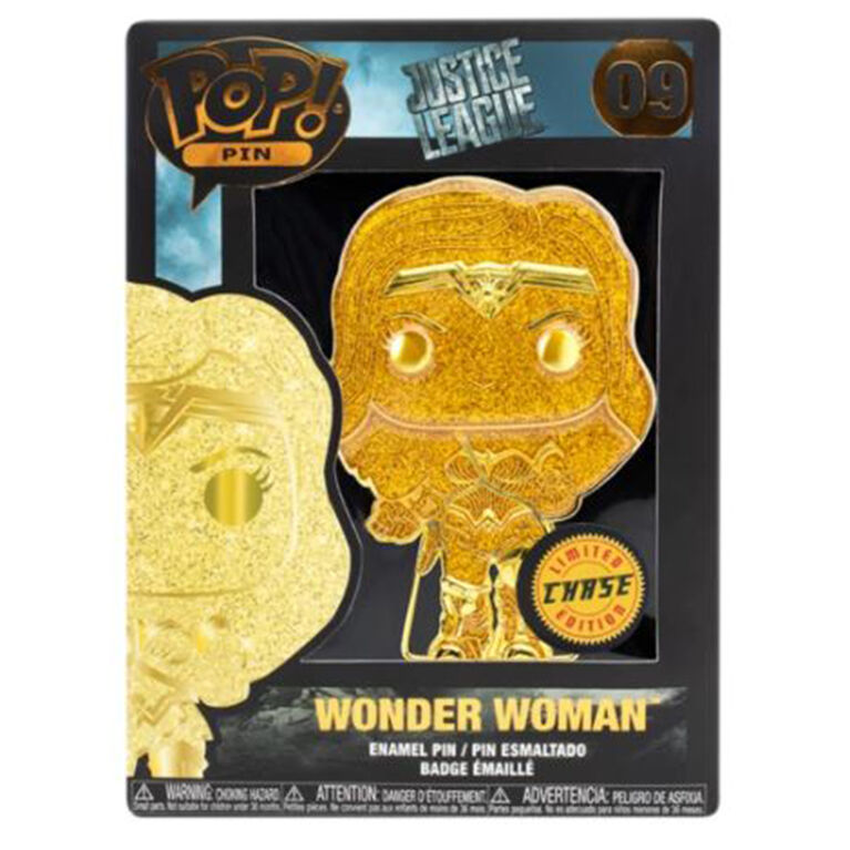 Badge émaillé Wonder Woman (Chase) par Funko Pop! Justice League