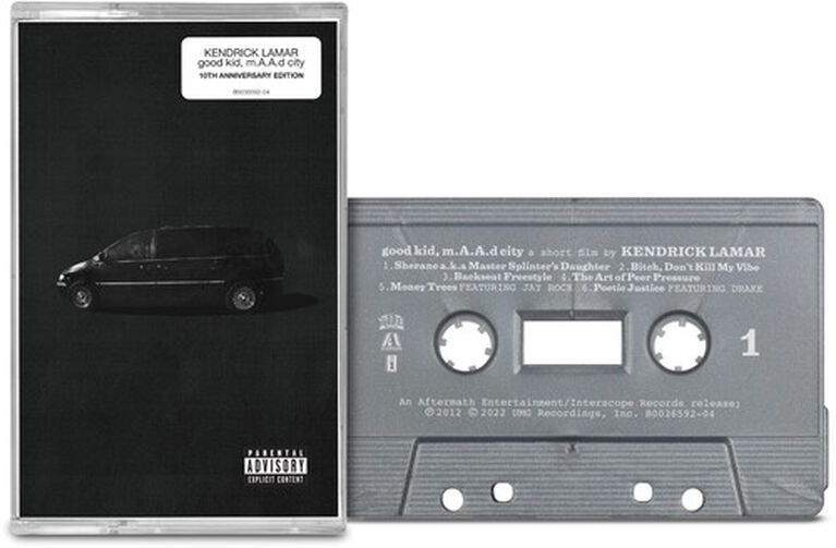 Kendrick Lamar - good Kid, M.A.A.D City (10th Anniversary Edition)  [Black Cassette]