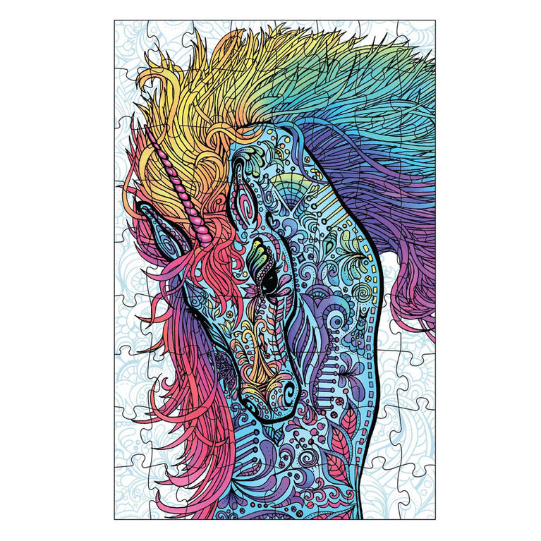 Mindful Living Kids 72 pc. Puzzle - Brave as a Unicorn - &Eacute;dition anglaise