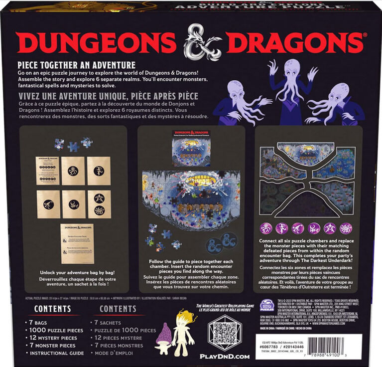 Dungeons & Dragons - Build and Explore Adventure Puzzle