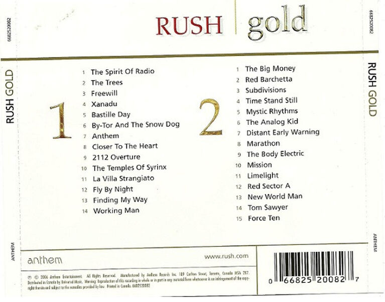 RUSH - Gold