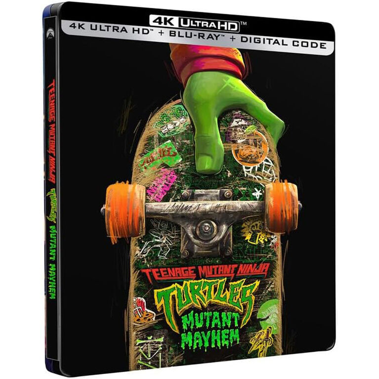 Teenage Mutant Ninja Turtles: Mutant Mayhem Steelbook (4K)/(Blu-ray) (Bilingual)