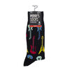 Chaussettes En Tricot Pour Guitare Électrique, Noires, Hommes