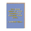 Ohh Deer - Rolling Your Eyes (11264) - Greeting Card (A6) - English Edition