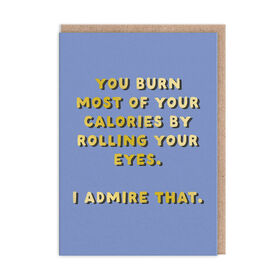 Ohh Deer - Rolling Your Eyes (11264) - Greeting Card (A6) - English Edition