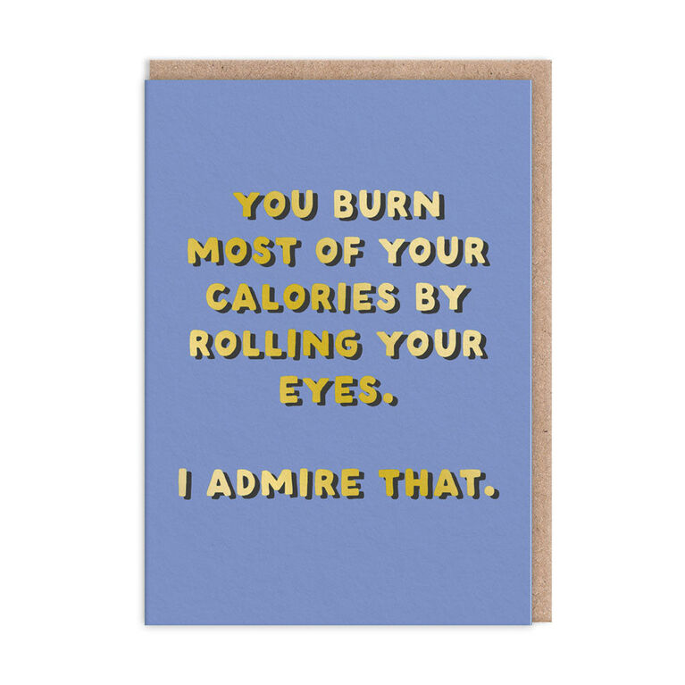 Ohh Deer - Rolling Your Eyes (11264) - Greeting Card (A6) - English Edition