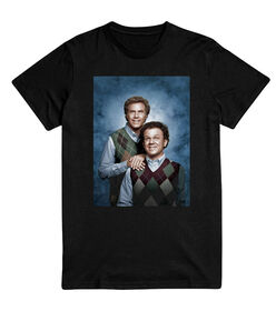 Step  Brothers- Portrait Black Tshirt