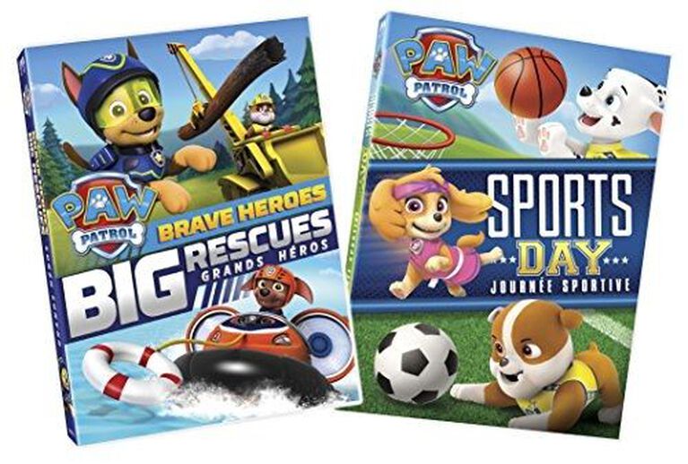 PAW PATROL: Brave Heroes Big Rescues / Sports Day 2-Pack (Bilingual)