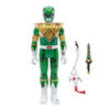 Figurine de réaction des Power Rangers de Mighty Morphin - Ranger vert (endommagement de la bataille)
