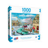 SureLox Puzzles - Winter Wonderland Collection - Winter Town Antique Cars - 1000 Pieces