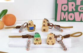 Mima Brown Capybara Keyring