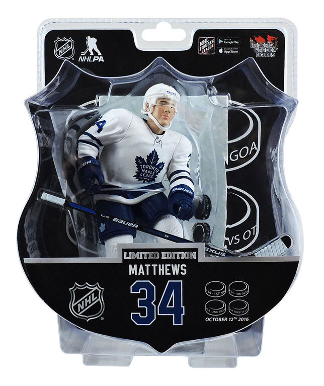 Auston Matthews Toronto Maple Leafs 6" NHL Figures - 4 Goals Limited Edition