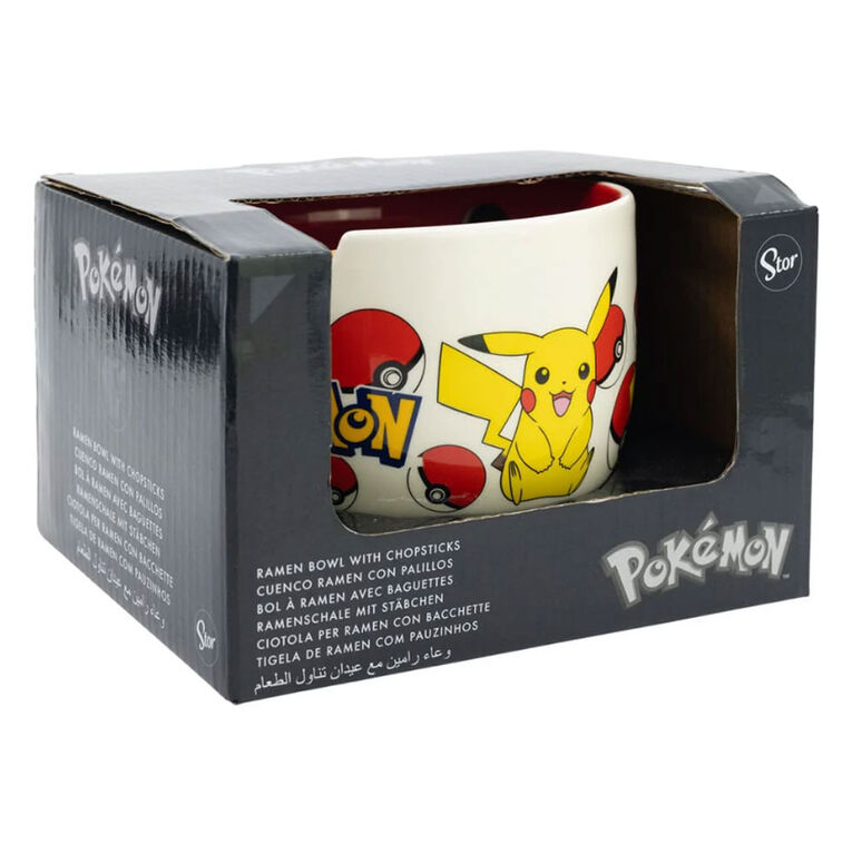 Pokémon Ramen Bowl With Chopsticks