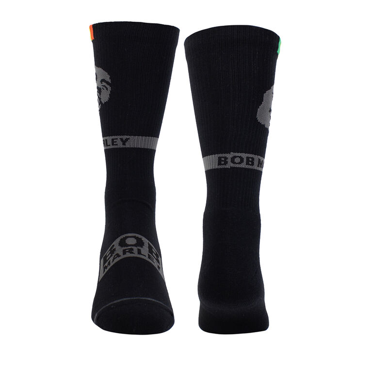 Bob Marley Smile Crew Knit In Black, Men's