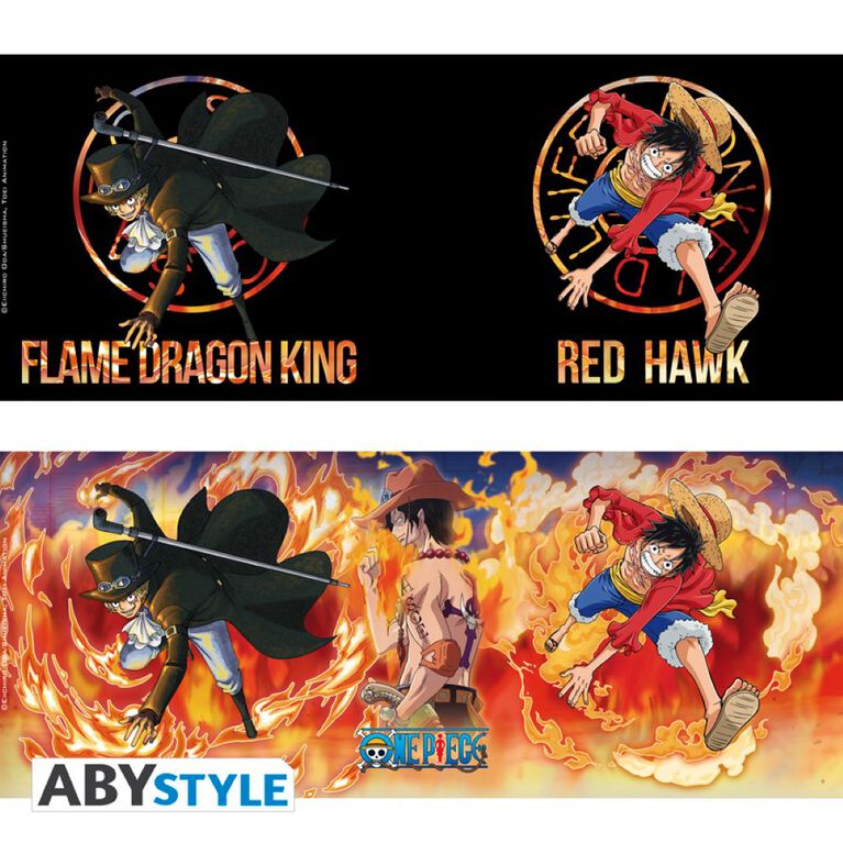 One Piece - Pck Mug Heat Change 460Ml+ Coaster *