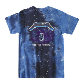 Metallica-Foudre- Tie Dye chemise