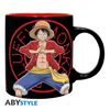 One Piece - Pck Mug320Ml + Keyringpvc + Notebook "Luffy"