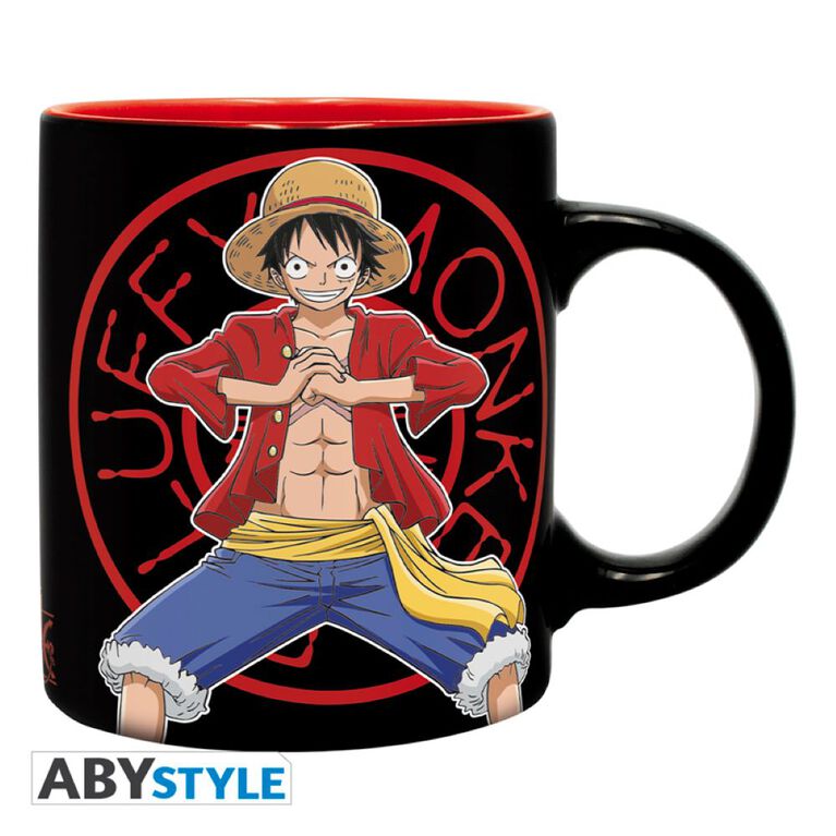 One Piece - Pck Mug320Ml + Keyringpvc + Notebook "Luffy"