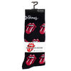 The Rolling Stones Tongue Knit In Crew Sock, Black, Men's