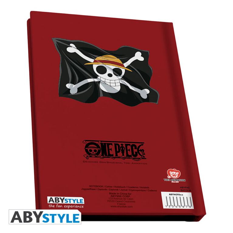 One Piece - Pck Mug320Ml + Keyringpvc + Notebook "Luffy"
