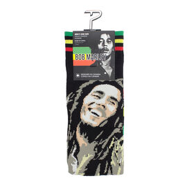 Bob Marley Full Smile Crew Knit, Black, Men's