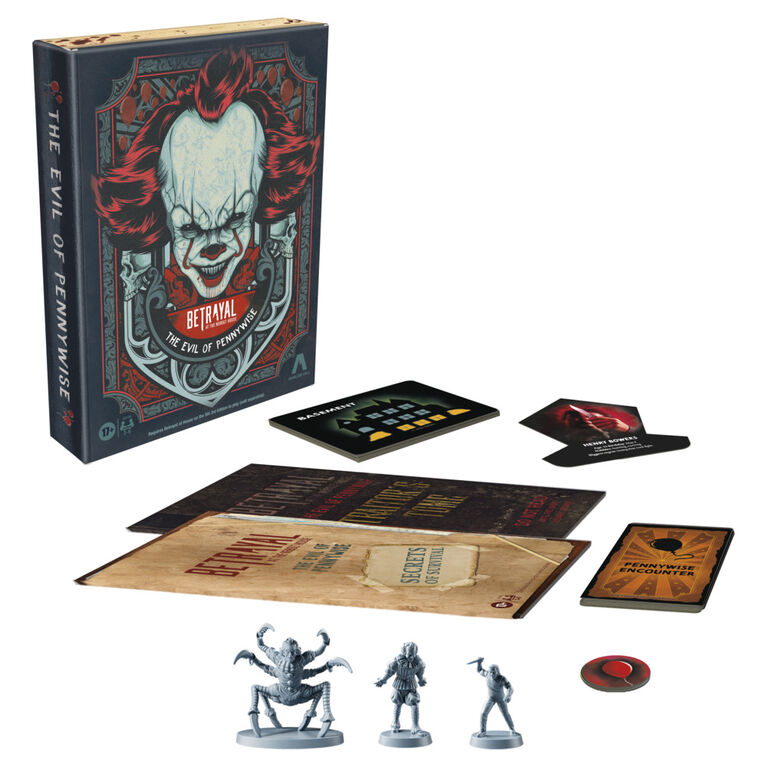 Avalon Hill Betrayal at the Neibolt House: The Evil of Pennywise Expansion (Requires Betrayal at HOTH 3rd Ed.) - English Edition Avalon Hill Betrayal at the Neibolt House: The Evil of Pennywise Expansion (Requires Betrayal at HOTH 3rd Ed.) - English Edition