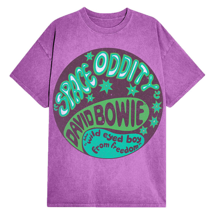 David Bowie- Space Oddity- Purple T-Shirt