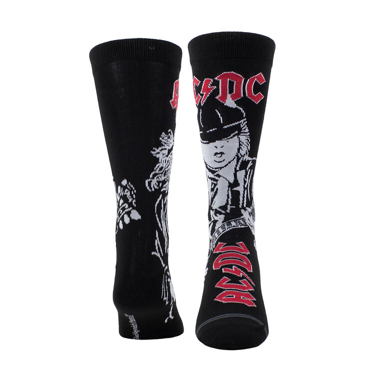ACDC Angus Crew Knit-In, Black, Men's