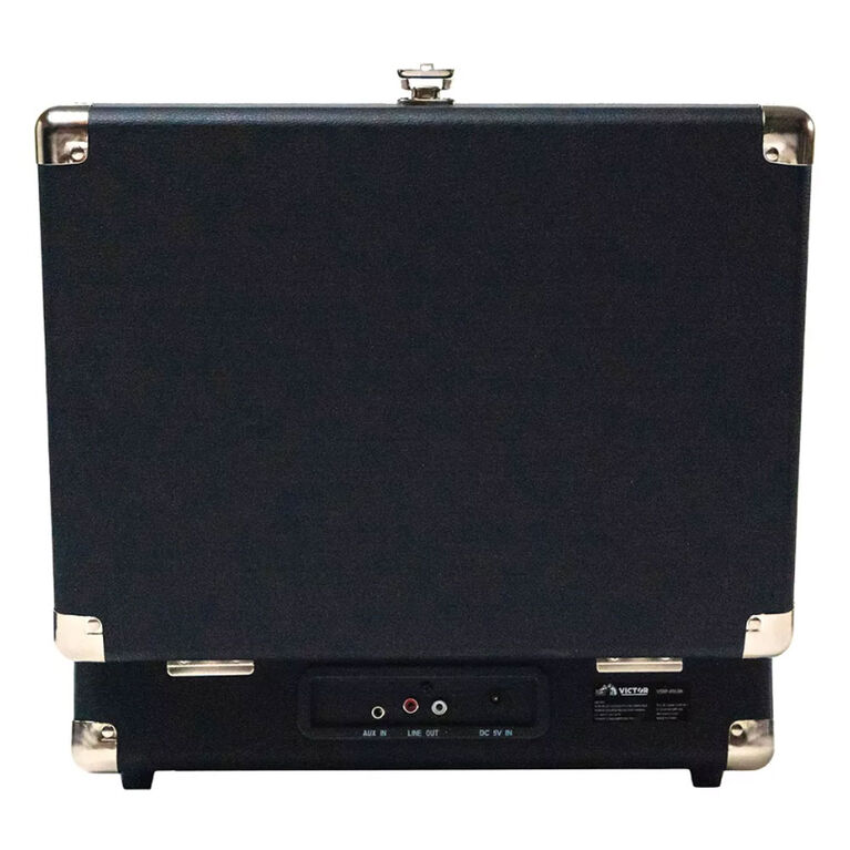 Metro Dual Bluetooth Suitcase Turntable - Black