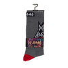 Def Leppard Knit In Crew, Charcoal Heather, Men's