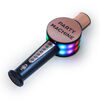 Microphone haut-parleur Bluetooth rose doré