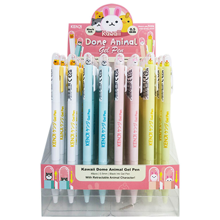 Kawaii Dome Animal  Stylo Gel 0116