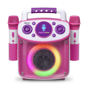 Mini Sparkle Portable Karaoke Machine Pink