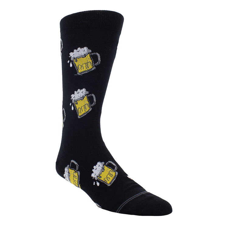 Perri's Nouveautés Bière Crew, Noir, Hommes